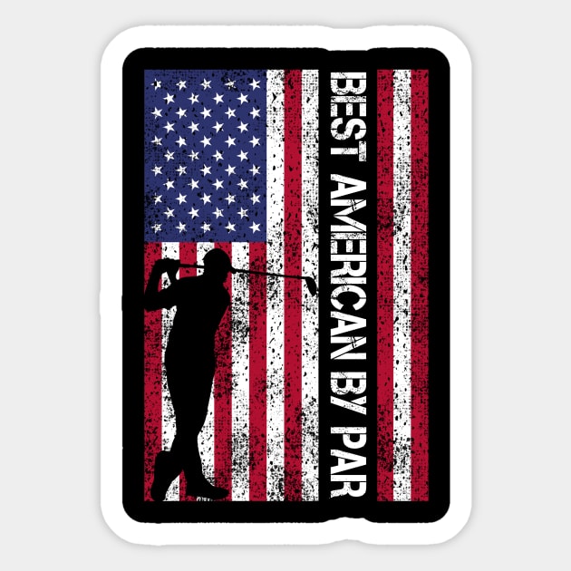 4th of July, Best American By Par, Independence Day Sticker by CoolandCreative